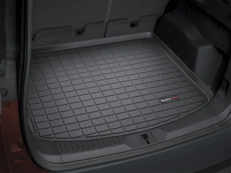 Weathertech Custom Cargo Liners For 2003–2010 Porsche Cayenne – Black Heavy-Duty Trim 1
