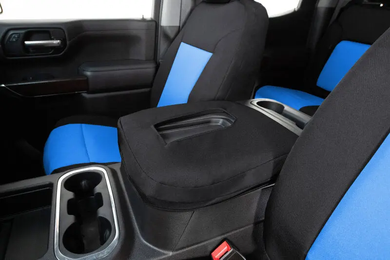 Covercraft 18-24 Chevrolet Equinox/Gmc Endura Precisionfit Custom Front Row Seat Covers - Blue/Black 1