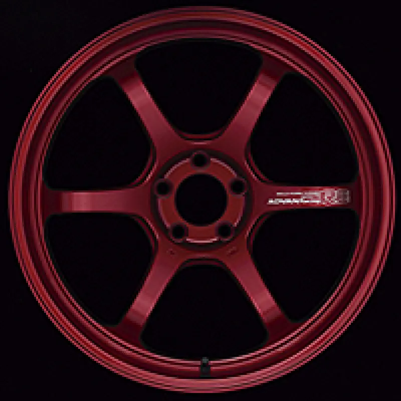 Advan R6 Forged Racing Wheel – 20X11 Inches, +5Mm Offset, 5X114.3 Bolt Pattern, Candy Red Finish 1