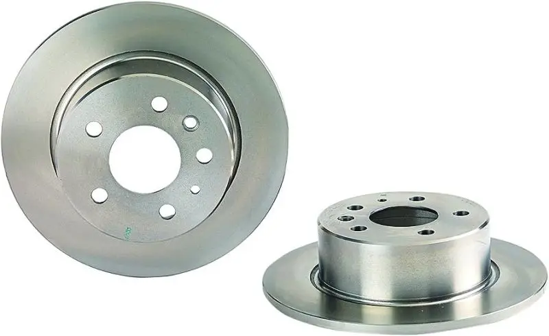 Brembo Rear Brake Rotors — Uv-Coated Oe-Equivalent For 2017–2019 Porsche 718 Boxster/Cayman & 2005–2016 Boxster 1