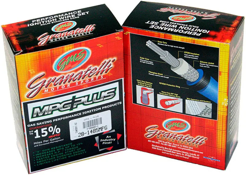 Granatelli High-Performance Ignition Wires For 1990–1992 Isuzu Impulse 1.6L 4-Cylinder 1