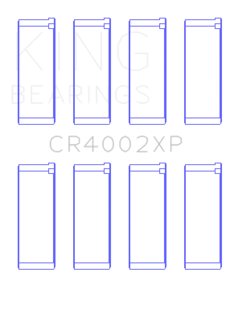 King Performance Rod Bearing Set For Ford/Kia/Mazda Dohc & Sohc Engines (Standard Size) 1