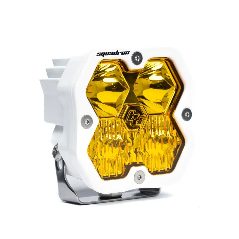 Baja Designs Squadron 2.0 Sport Led Driving/Combo Light – Amber Beam With White Housing 1