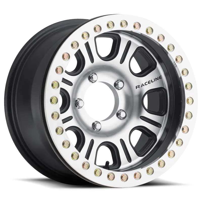 Raceline Rt232 Monster Beadlock Wheel – 17×8.5", 6×165.1Mm, -12Mm Offset, 107.95Mm Bore, Black 1