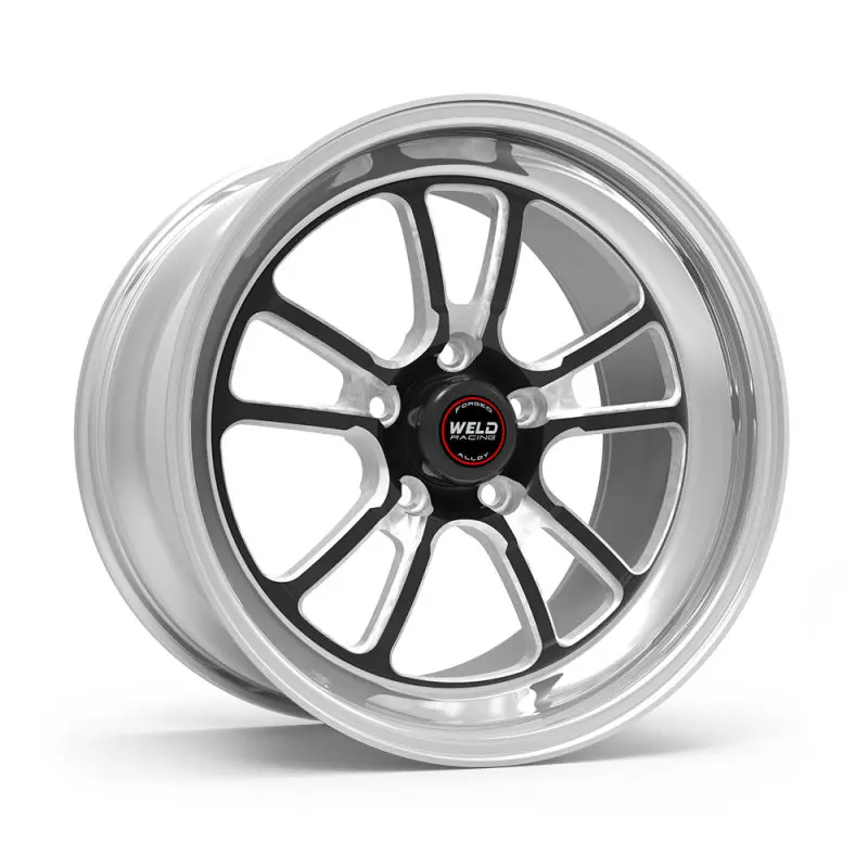 Weld S70 Rt-S 18X5In / 5X120.65 Bp / 2.7In. Bs - Black Center - Polished Shell Wheel 1
