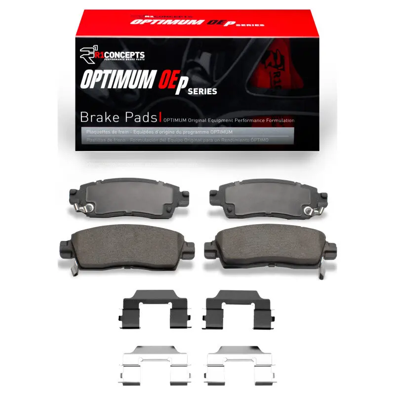 R1 Optimum Oe Rear Brake Pad & Hardware Kit For 2002–2019 Buick Rainier 1