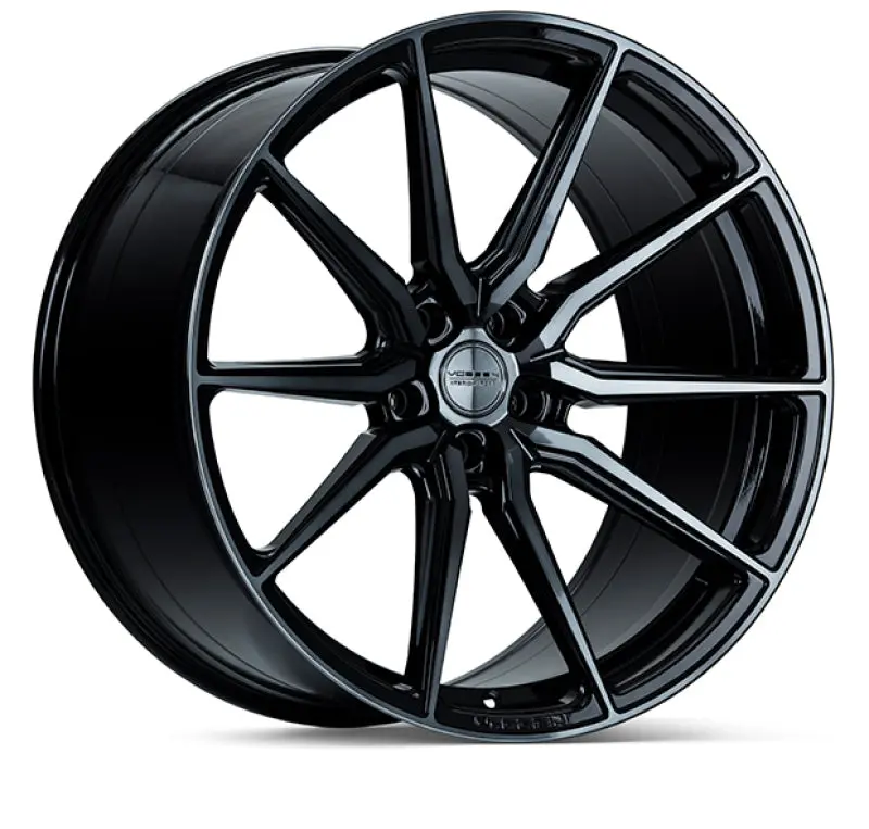 Vossen Hf-3 Forged Alloy Wheel – 21X10.5", 5X120 Bolt Pattern, Et38 Offset, Deep Concave Face, Double-Tinted Gloss Black Finish 1