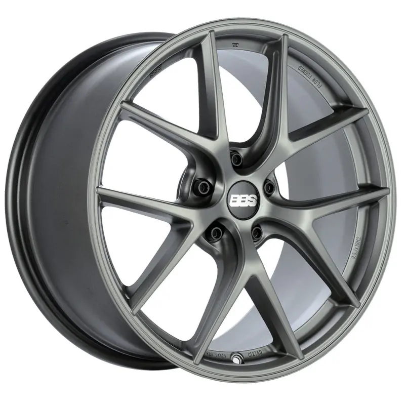 Bbs Ci-R Satin Platinum Forged Wheel – 20X10In, Et39.5, 5-Spoke Face Design 1