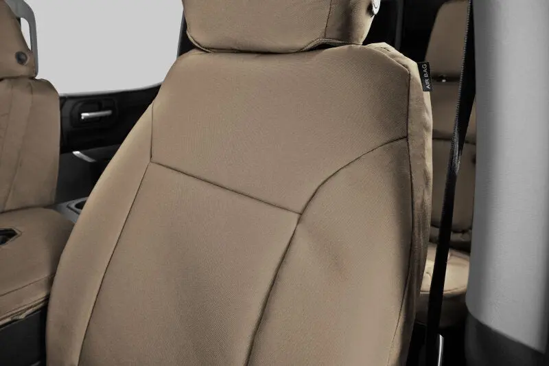 Covercraft Endura Precisionfit Second-Row Seat Covers For 2021–2024 Chevrolet Equinox & Gmc Terrain – Tan-On-Tan 1