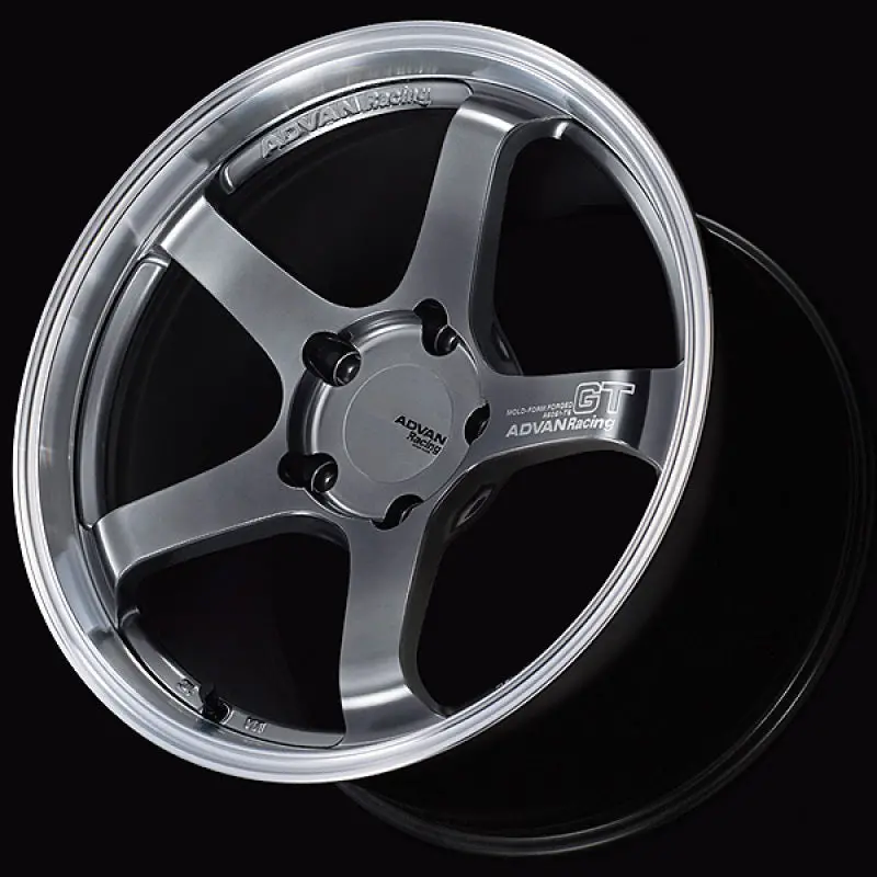 Advan Gt Forged Wheel – 19X11.5 Inches, Et63 Offset, 5X130 Bolt Pattern, Hyper Platinum Finish 1