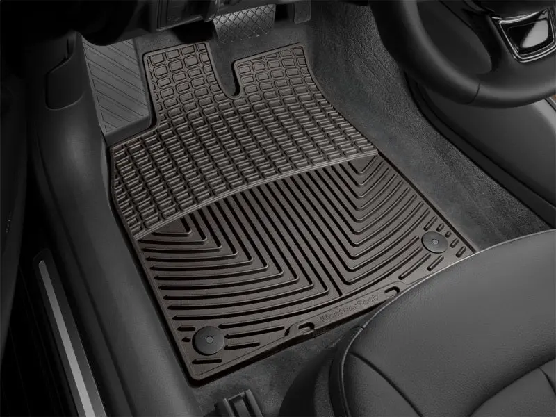 Weathertech Front Floor Mats – 2012+ Audi A6/S6 (Rubber, Cocoa Finish) 2