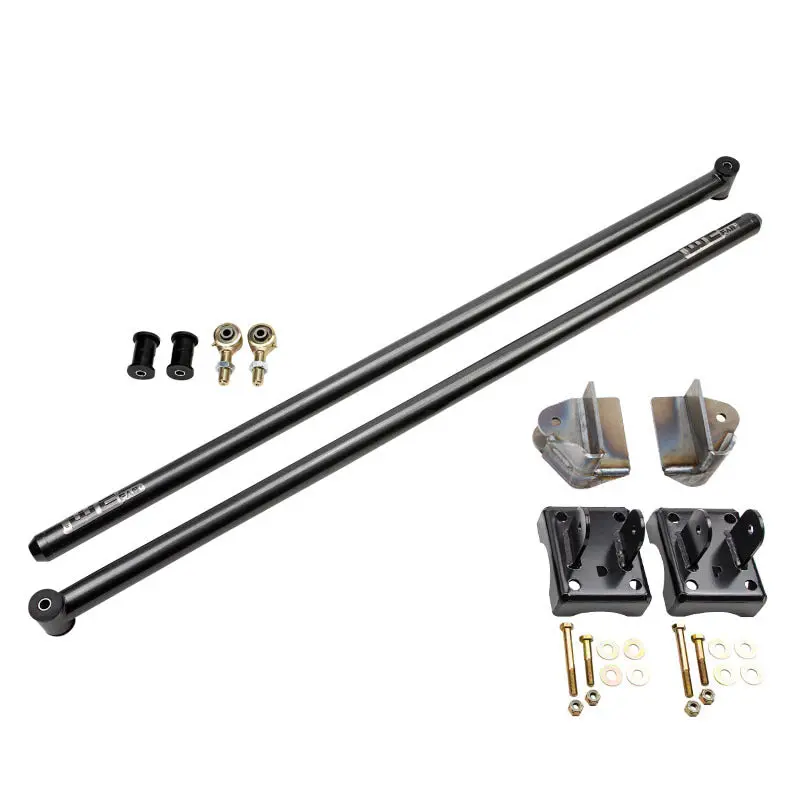 Wehrli Gloss Black Traction Bar Kit For 2011–2022 Ford Power Stroke Super & Crew Cab Models (68" Length) 1