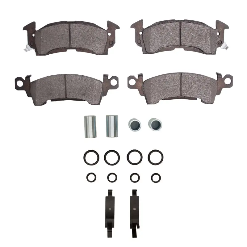 R1 Semi-Metallic Front Brake Pad & Hardware Kit For 1967–1973 Buick Lesabre 1