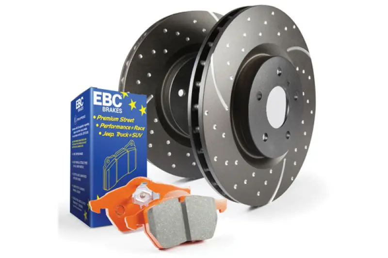 Ebc Orangestuff High-Performance Brake Kit – Pads And Gd Series Drilled Rotors 2