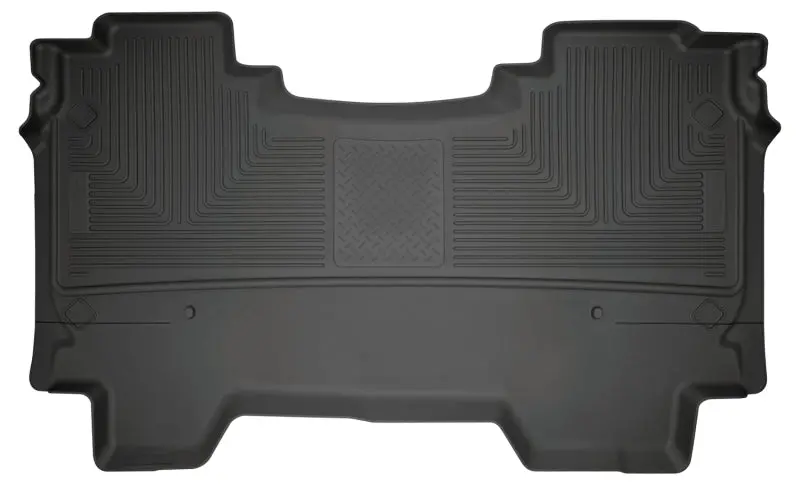Husky Liners Weatherbeater 2Nd-Row Floor Mats For 2019 Ram 1500 Crew Cab (Black, Excludes Factory Storage Box) 1