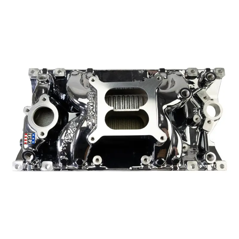 Edelbrock Rpm Air-Gap Intake Manifold For Small-Block Chevy Vortec Engines – Chrome Plasma Coated 1
