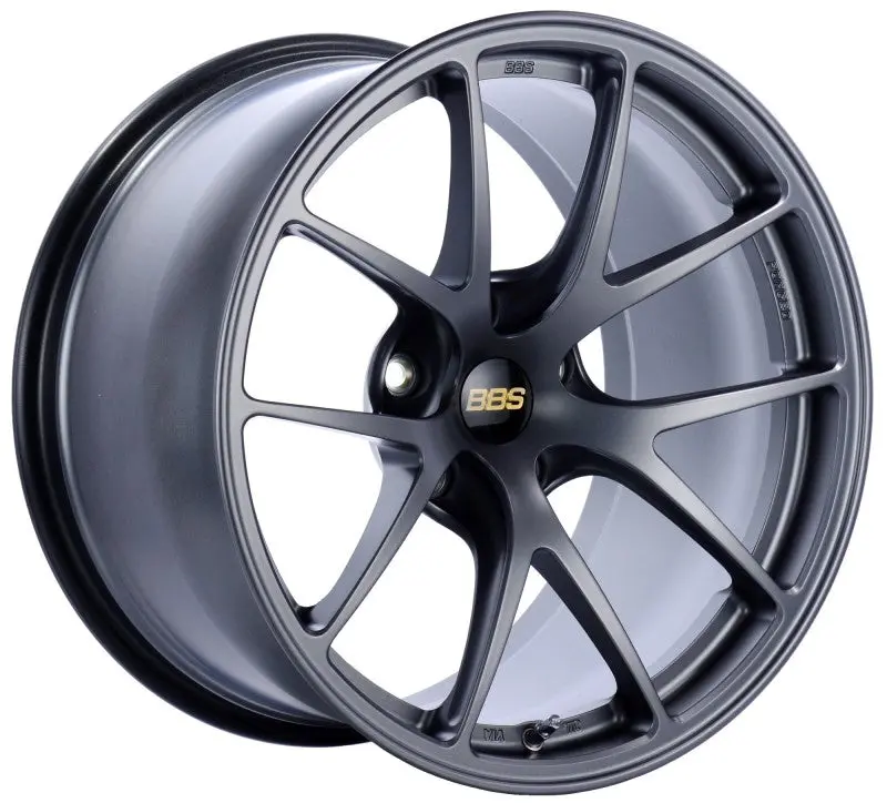 Bbs Ri-A 18X8.5 Matte Graphite Alloy Wheel – 5X114.3, Et35, -82Mm Offset, Requires Pfs/Clip 1