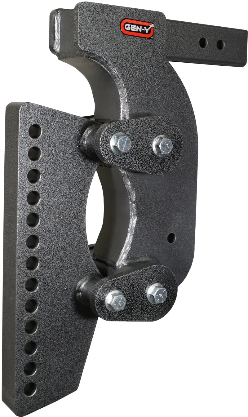 Gen-Y The Boss Torsion-Flex Weight Distribution Hitch Shank – 2.5" Receiver, 17.5" Drop, 21,000-Lb Capacity With Stabilizer 1