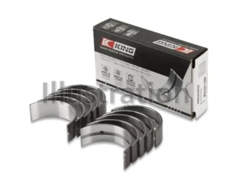 King Engine Bearings Main Bearing Set For Suzuki F8/F10 Engines – Oversize +0.25Mm 1