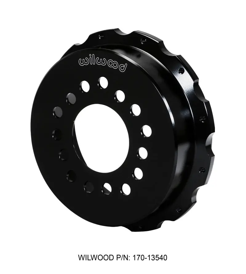 Wilwood Aluminum Hat-Type Parking Brake Rotor – 1.95-Inch Offset, 5-Lug, 12-Inch X 8.75-Inch Bolt Pattern 1