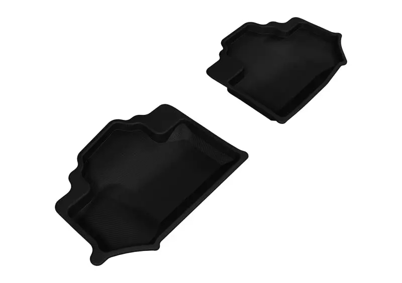 3D Maxpider Kagu 2Nd Row Floor Mats For 2014–2018 Jeep Wrangler Jk 2-Door – Black 1