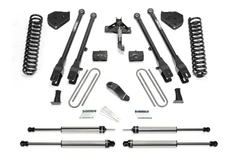 Fabtech 6-Inch Lift System – 4-Link Suspension With Coilovers & Dual Shocks For 2018 Ford F-450/F-550 Diesel 4Wd 1