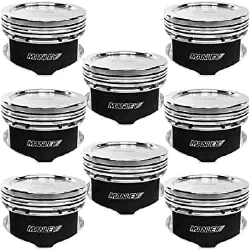 Manley Chevy Lt1 Direct Injected Series 4.00In Stroke 4.125In B -10 Cc Dish Platinum Series Pistons 1