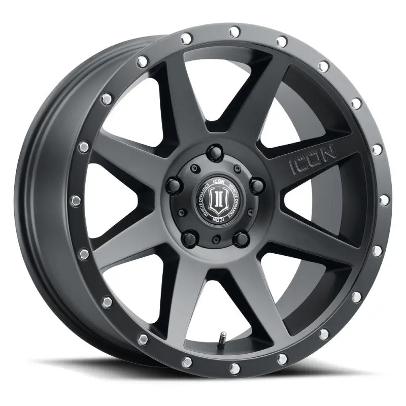 Icon Rebound Satin Black Alloy Wheel – 20X9, 5X150 Bolt Pattern, 16Mm Offset, 5.625" Backspace 1
